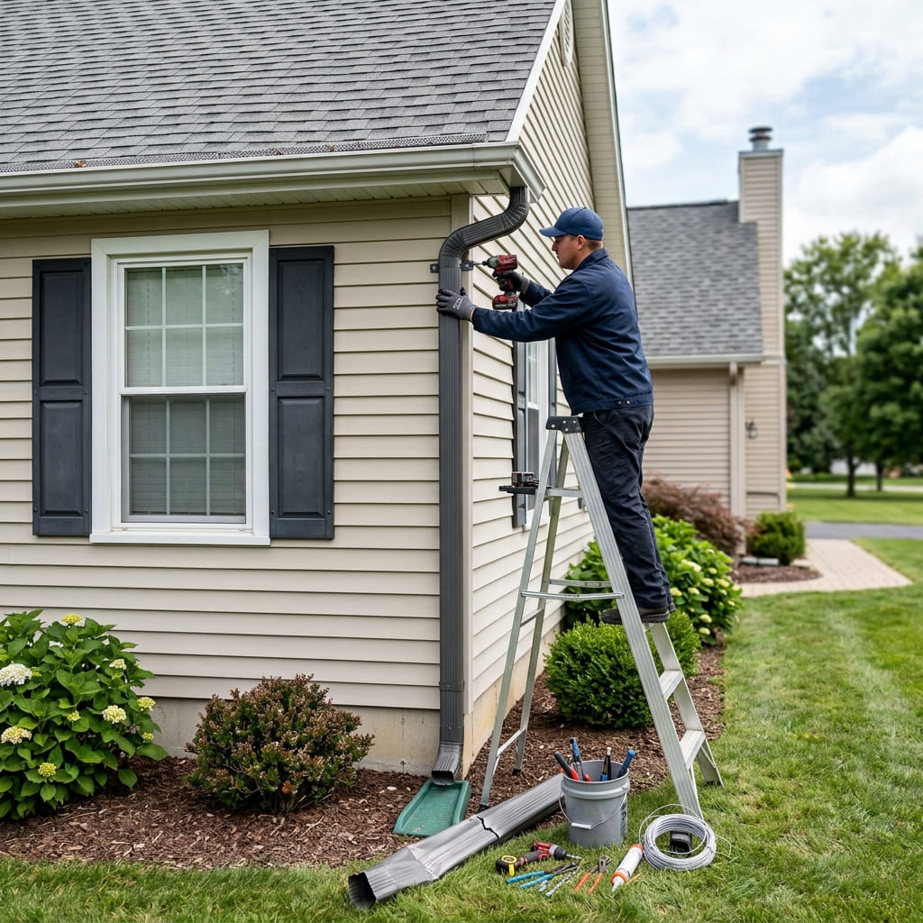 Downspout Installation & Repair