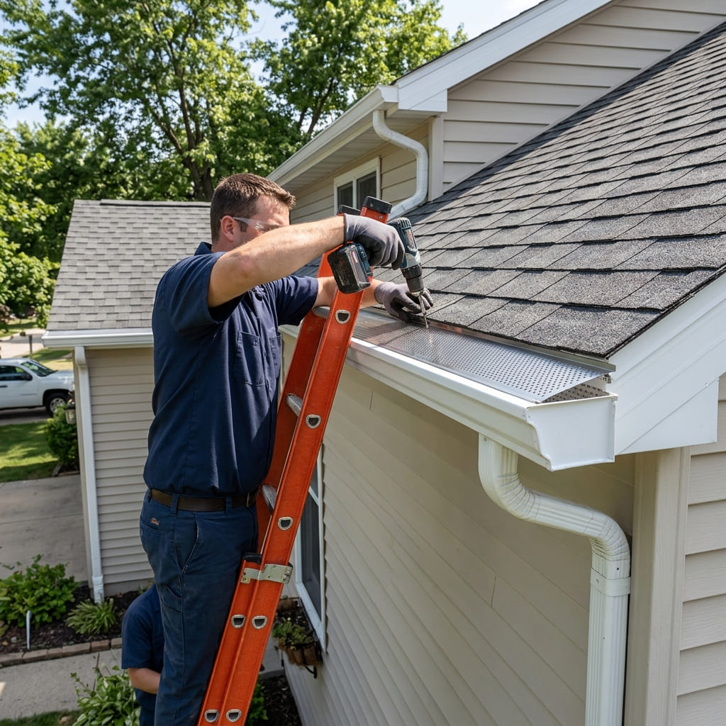 Gutter Guard Installation